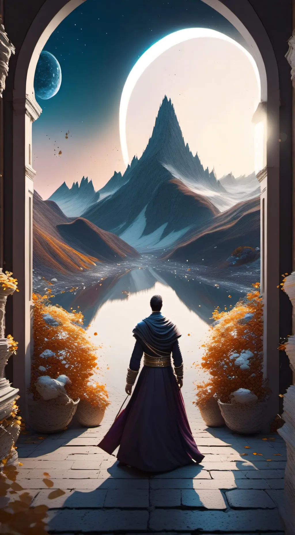 ai character: Magic world?? background