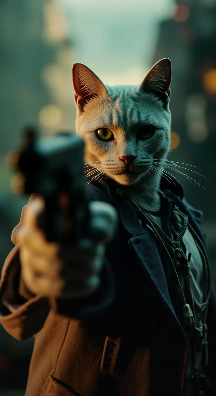 ai character: Mr. Cat background