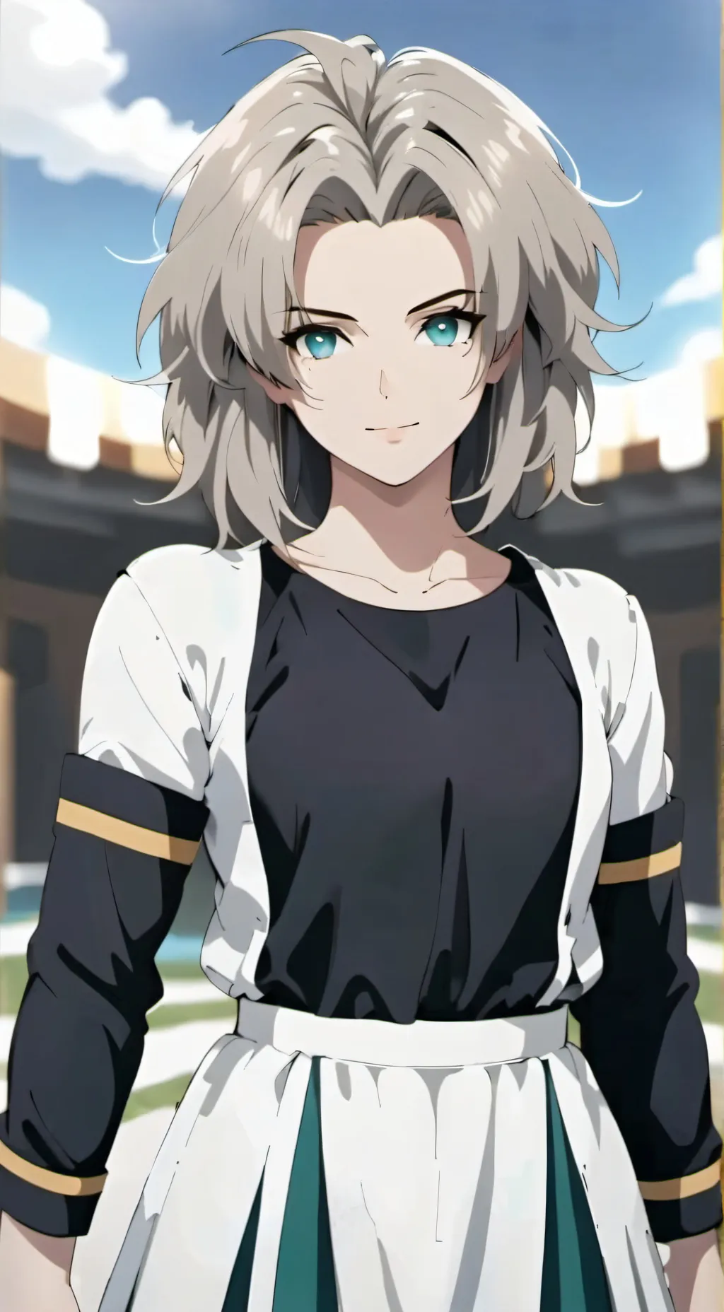 ai character: female broly  background