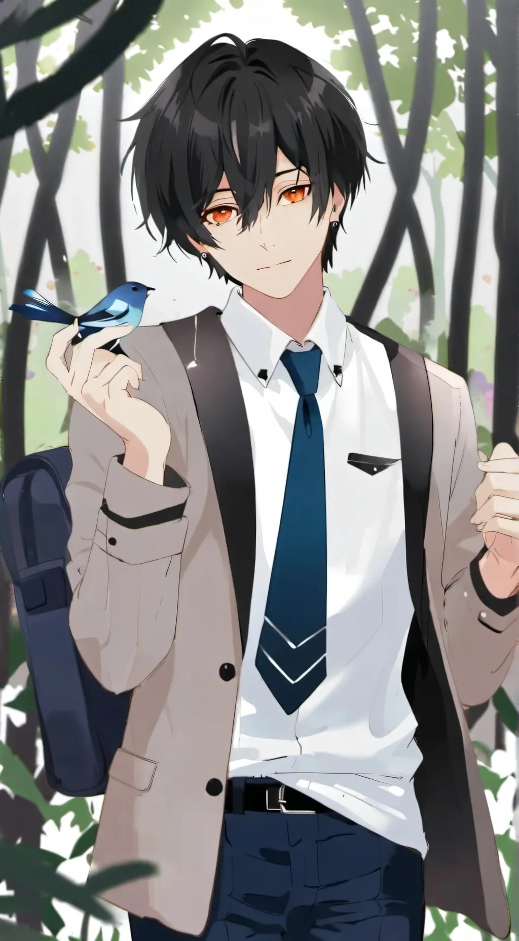 ai character: cesar  background