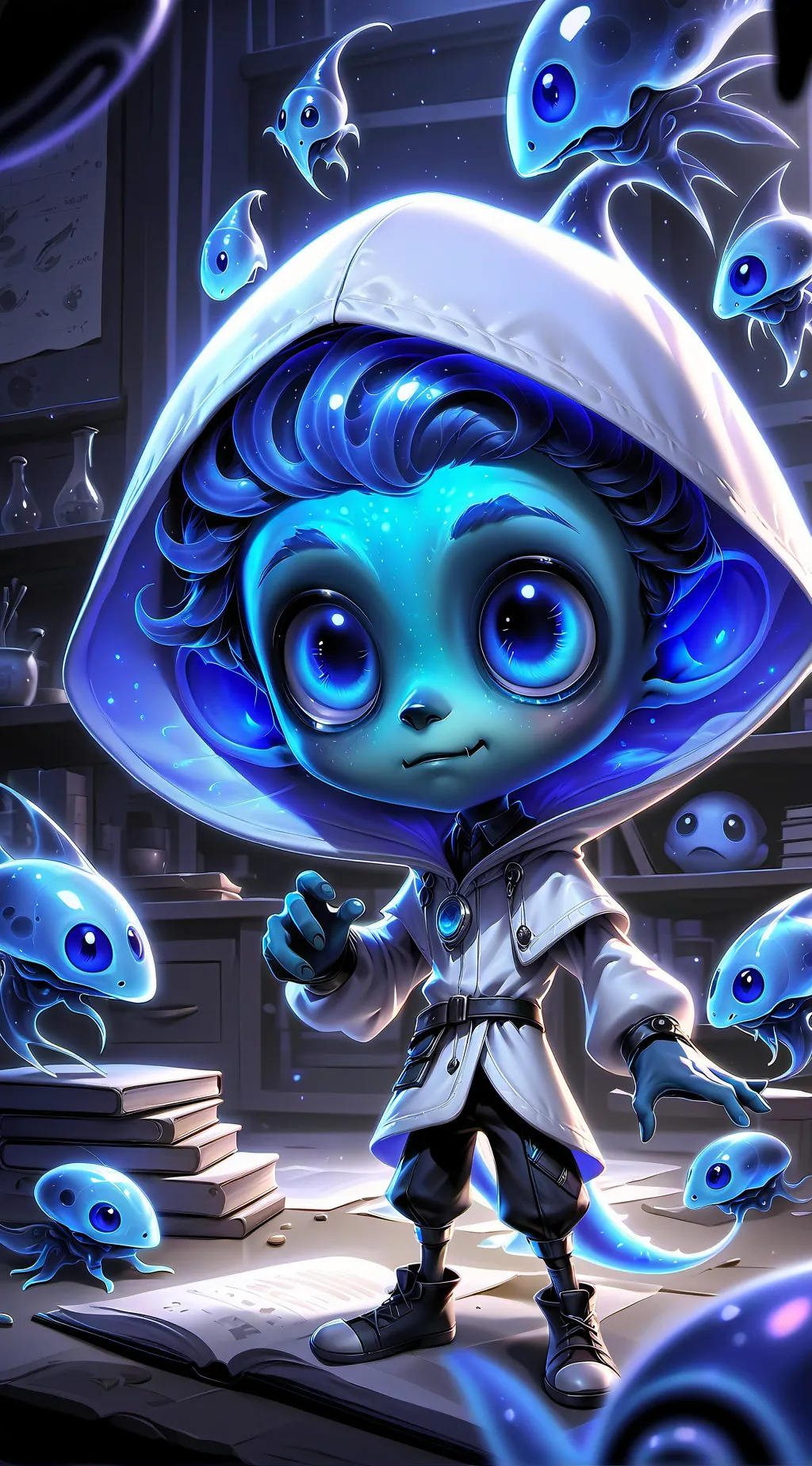 ai character: Blütor background