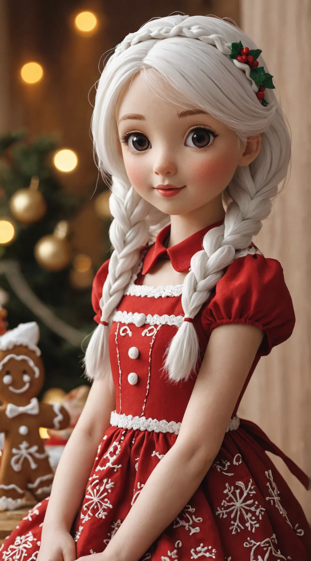 ai character: ginger background