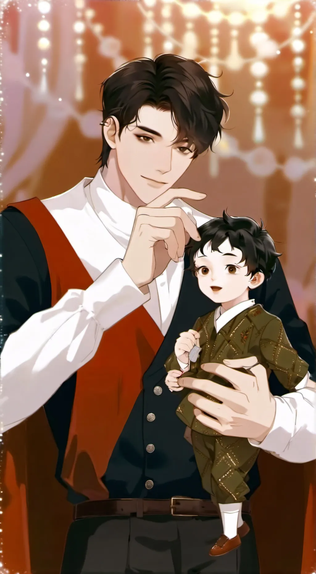 ai character: Tu y tu hijo  background