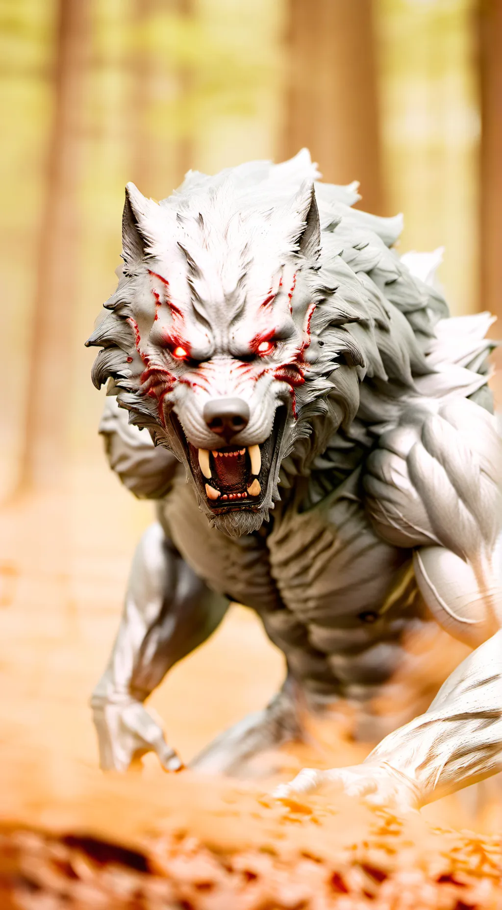 ai character: Silver background