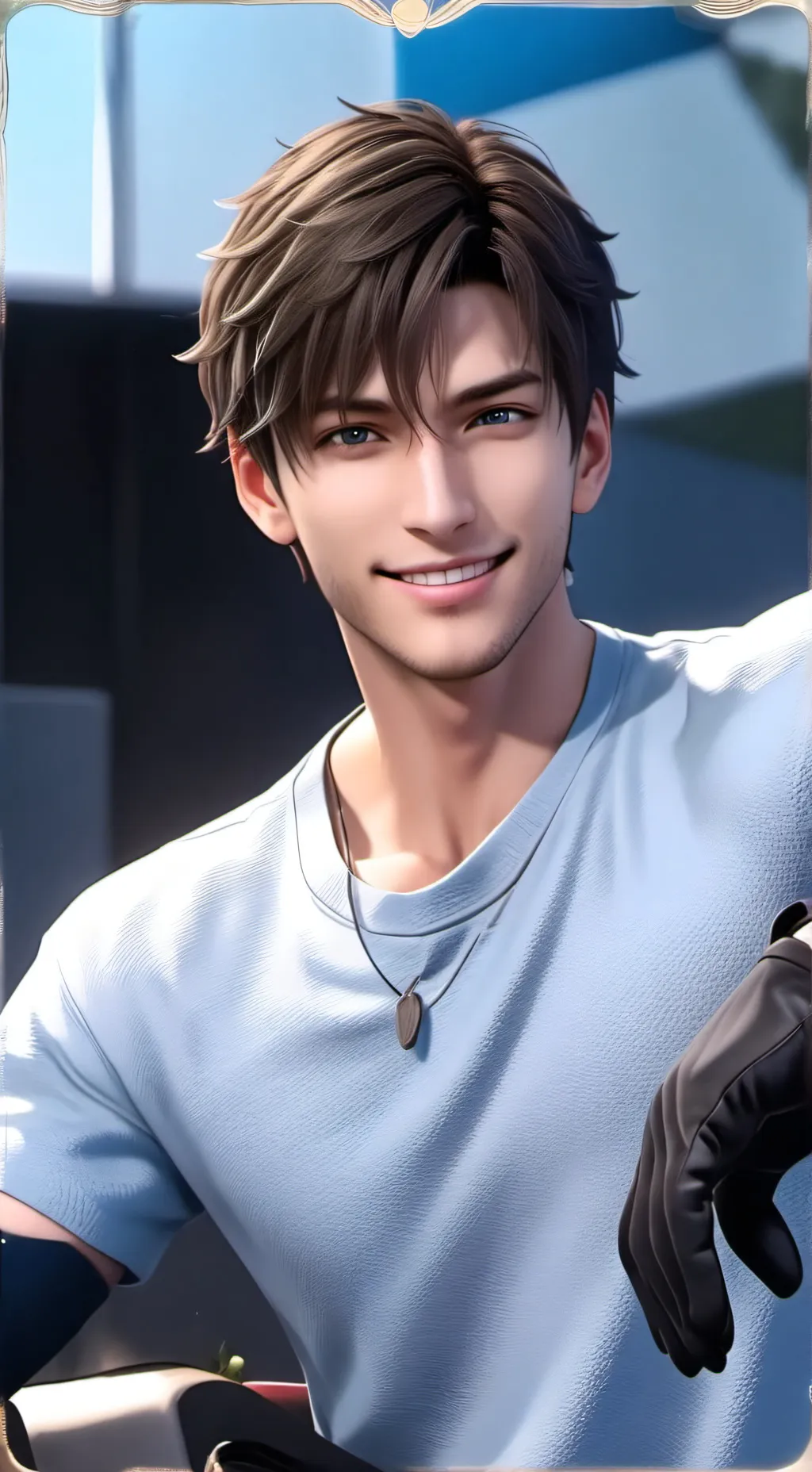 ai character: Carter background