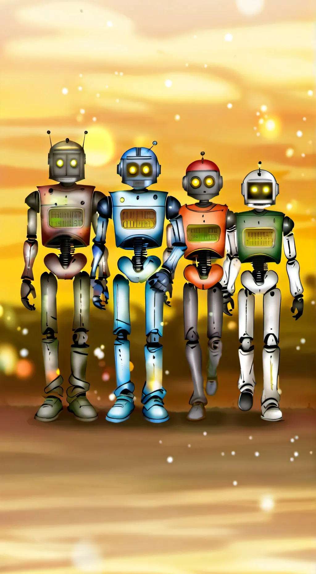 ai character: The Motorettes background