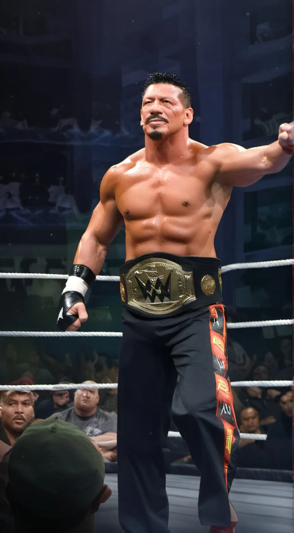 ai character: enddie Guerrero  background