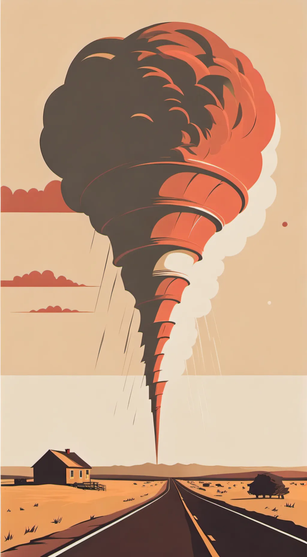 ai character: tornado background