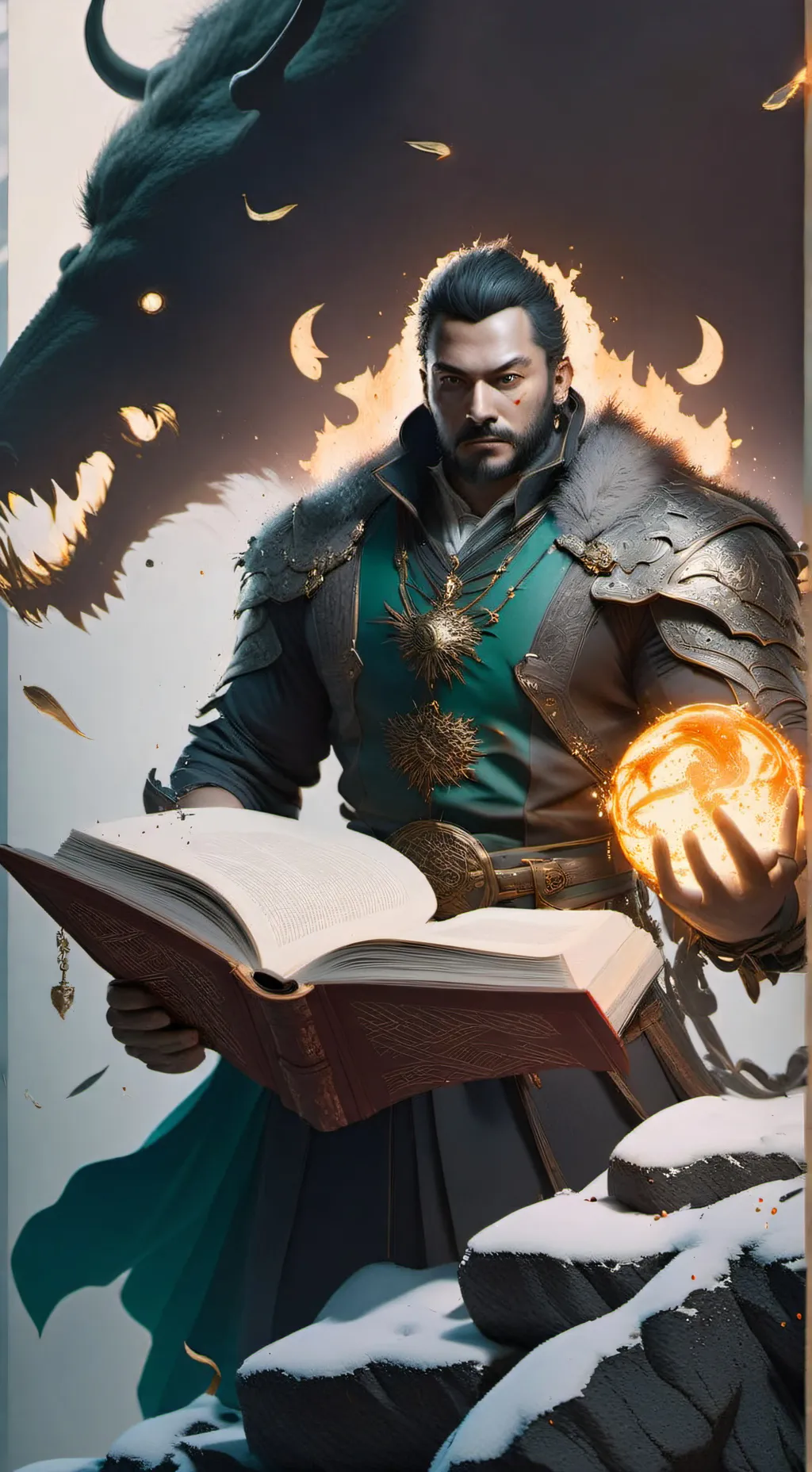 ai character: El Genio vernal background