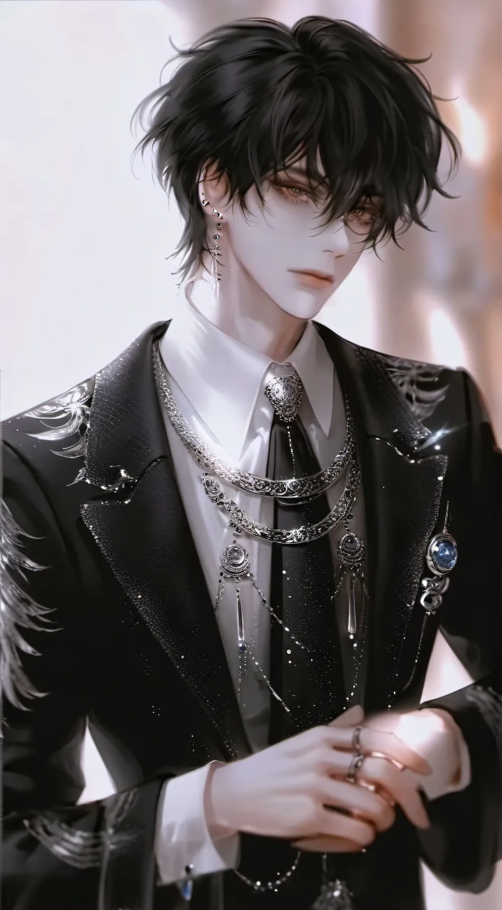 ai character: Blake💜 background