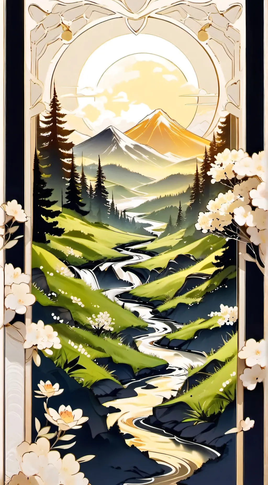 ai character: подарок)))) background