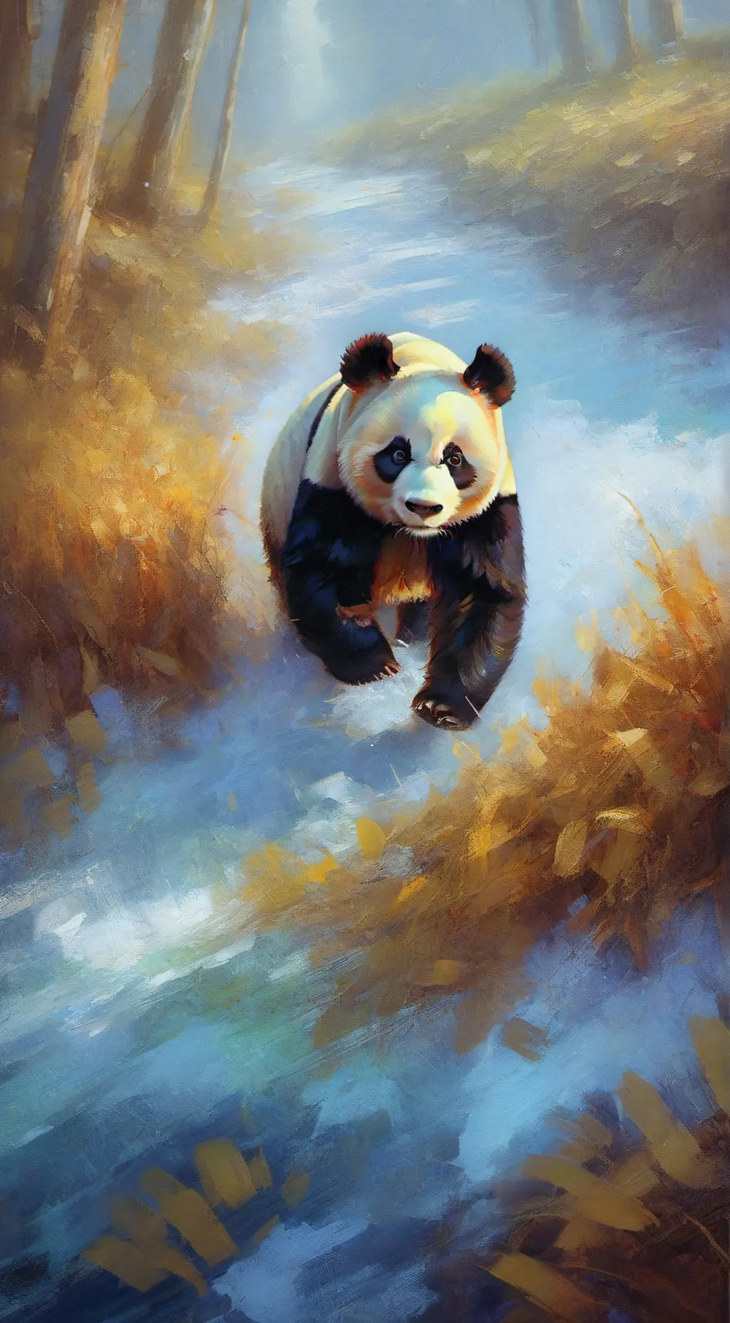 ai character: music station background