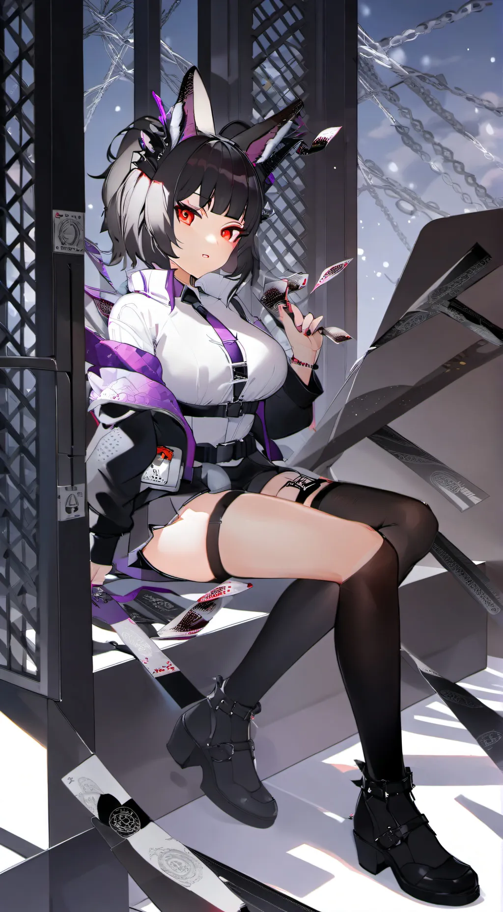 ai character: Ellen  background