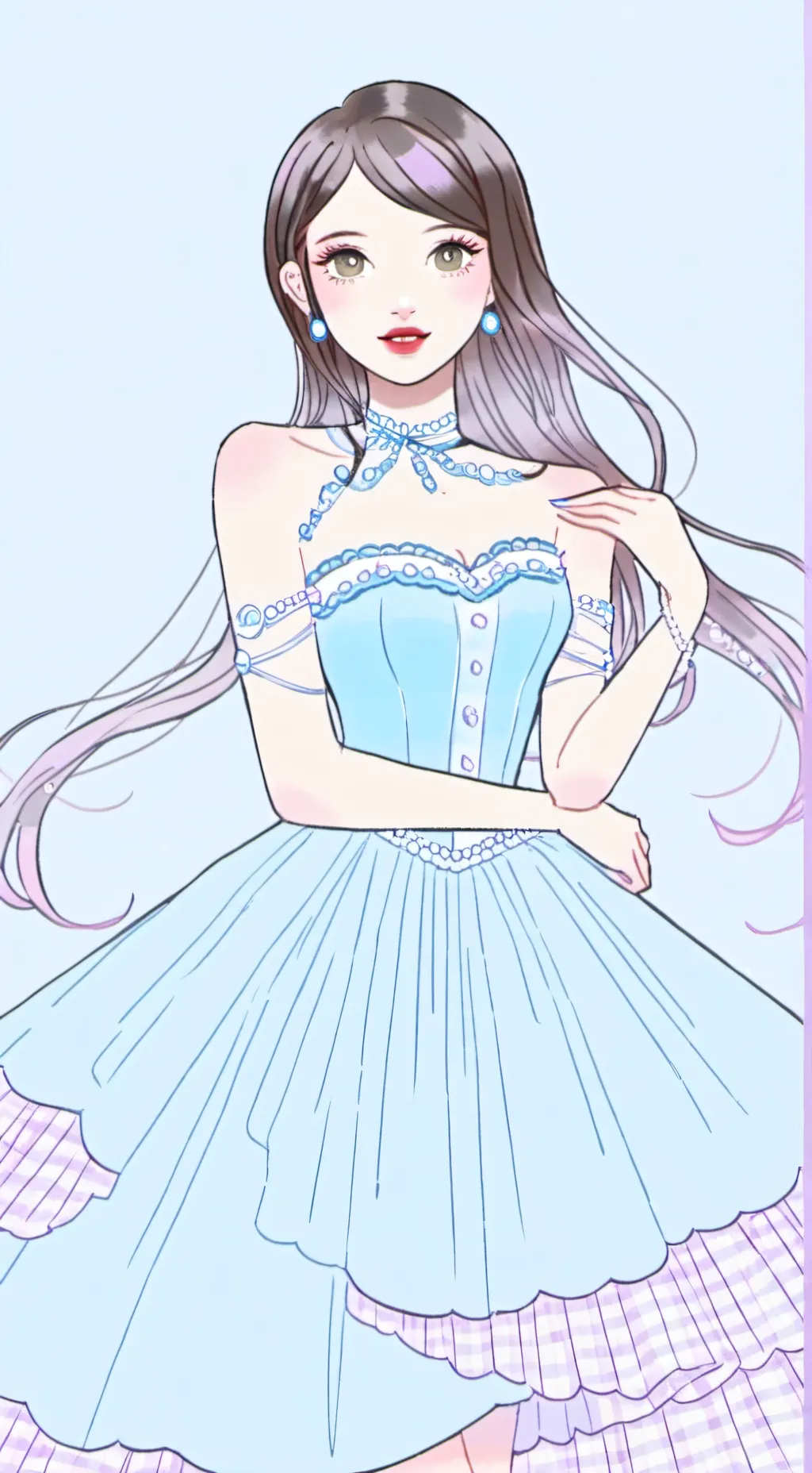 ai character: lily background