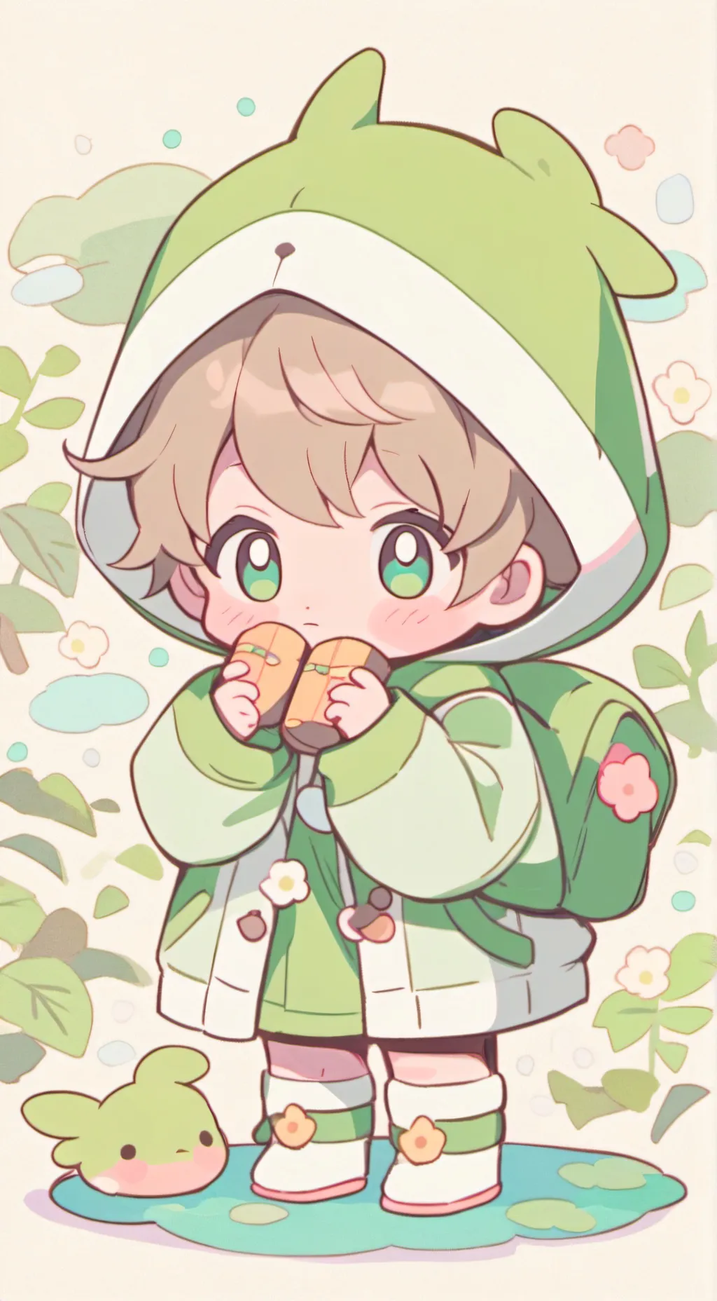 ai character: Fearless Baby background