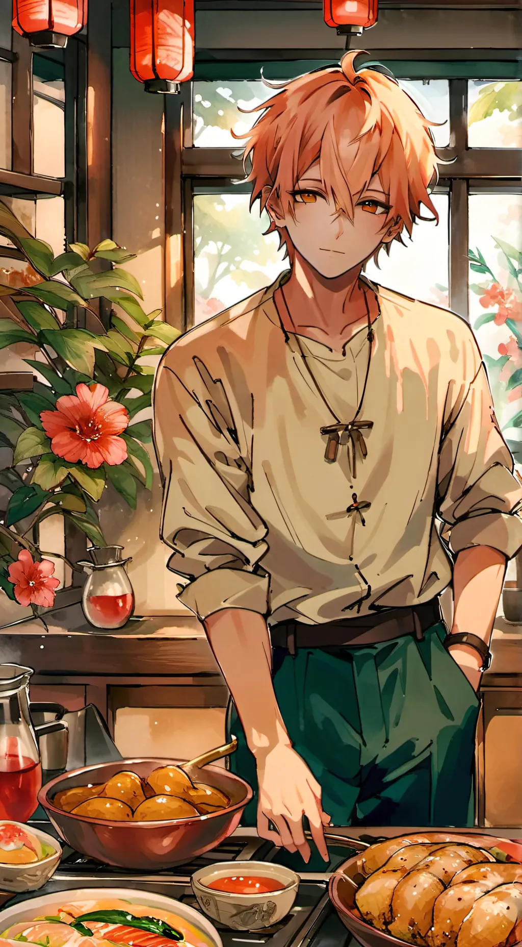 ai character: Luke ￼ background