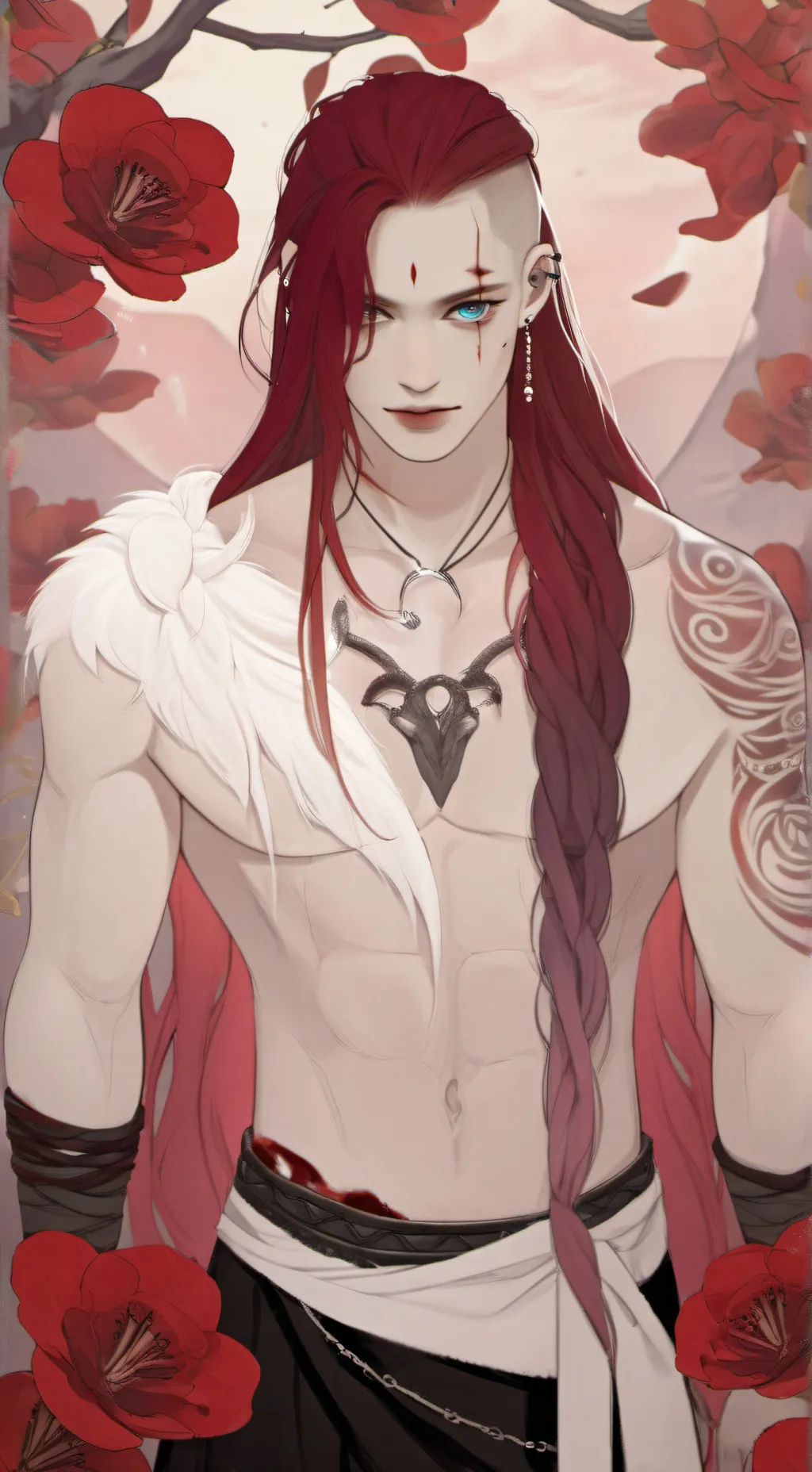 ai character: Şøł(Sol) background