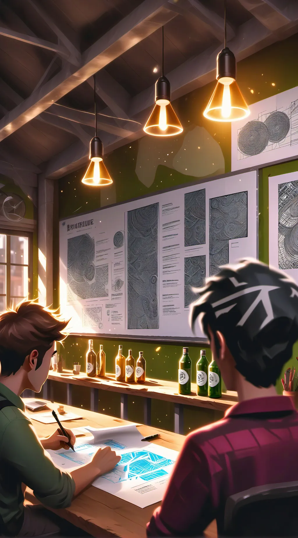 ai character: Bottle Tycoon's Genesis background