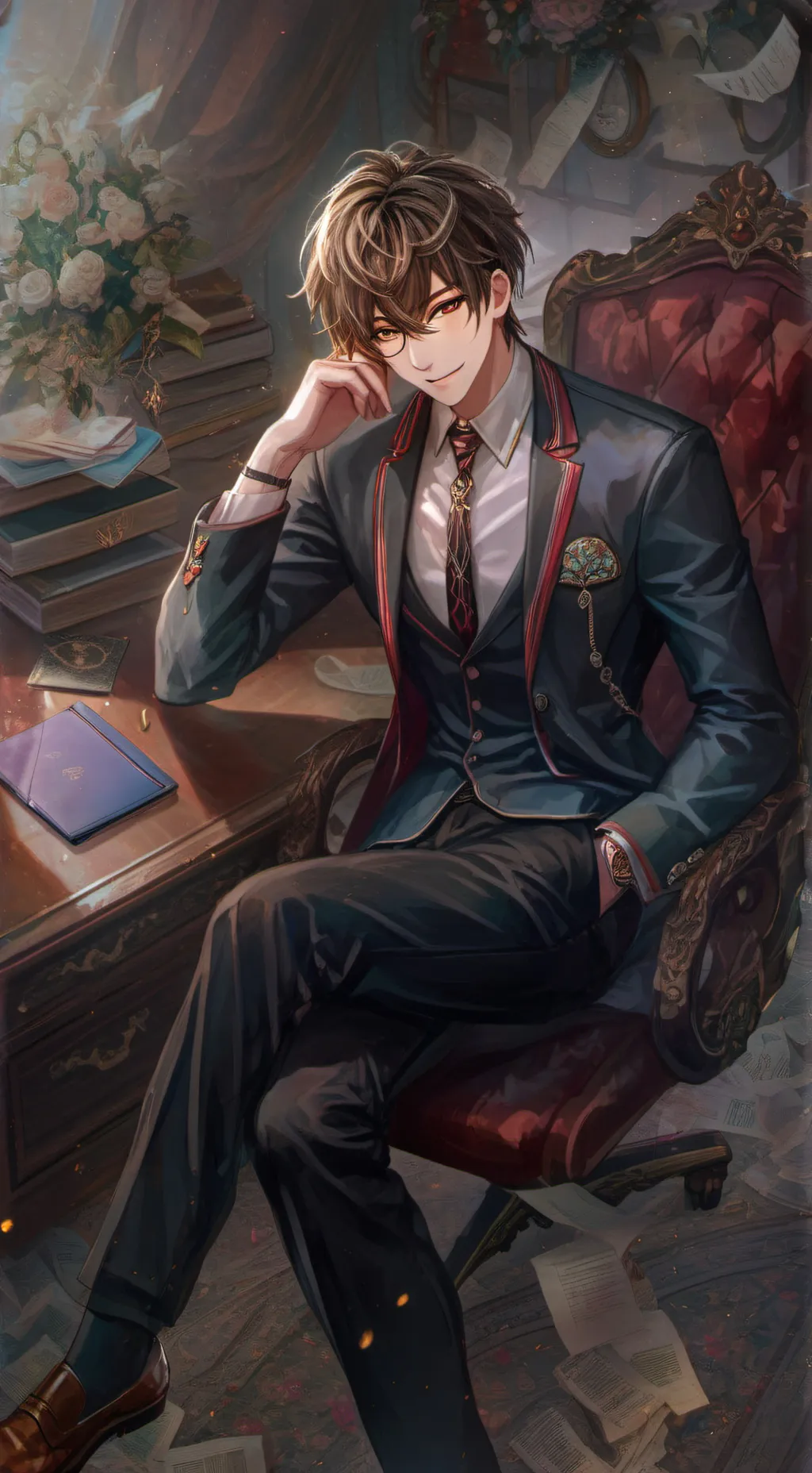 ai character: Optimistic Rival background