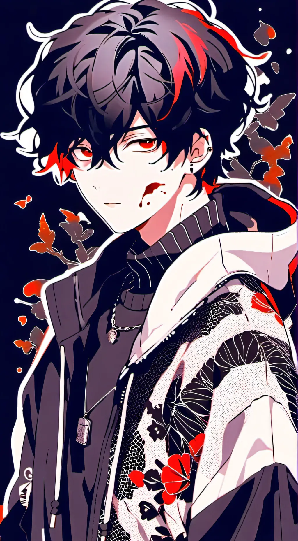 ai character: oc anime background