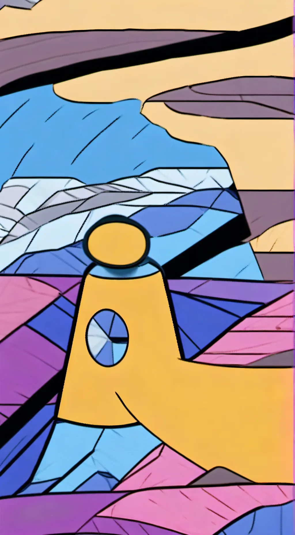 ai character: shadow milk cookie background