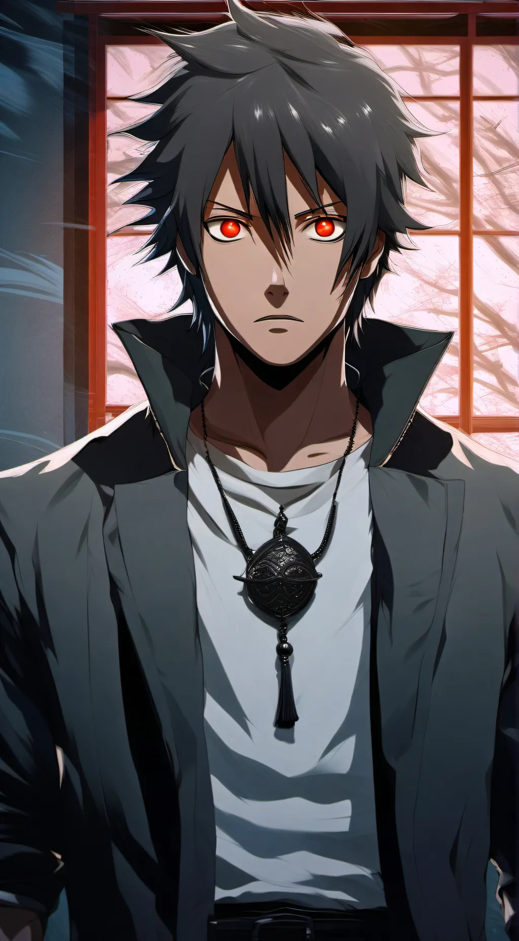 ai character: Sasuke Uchiha background