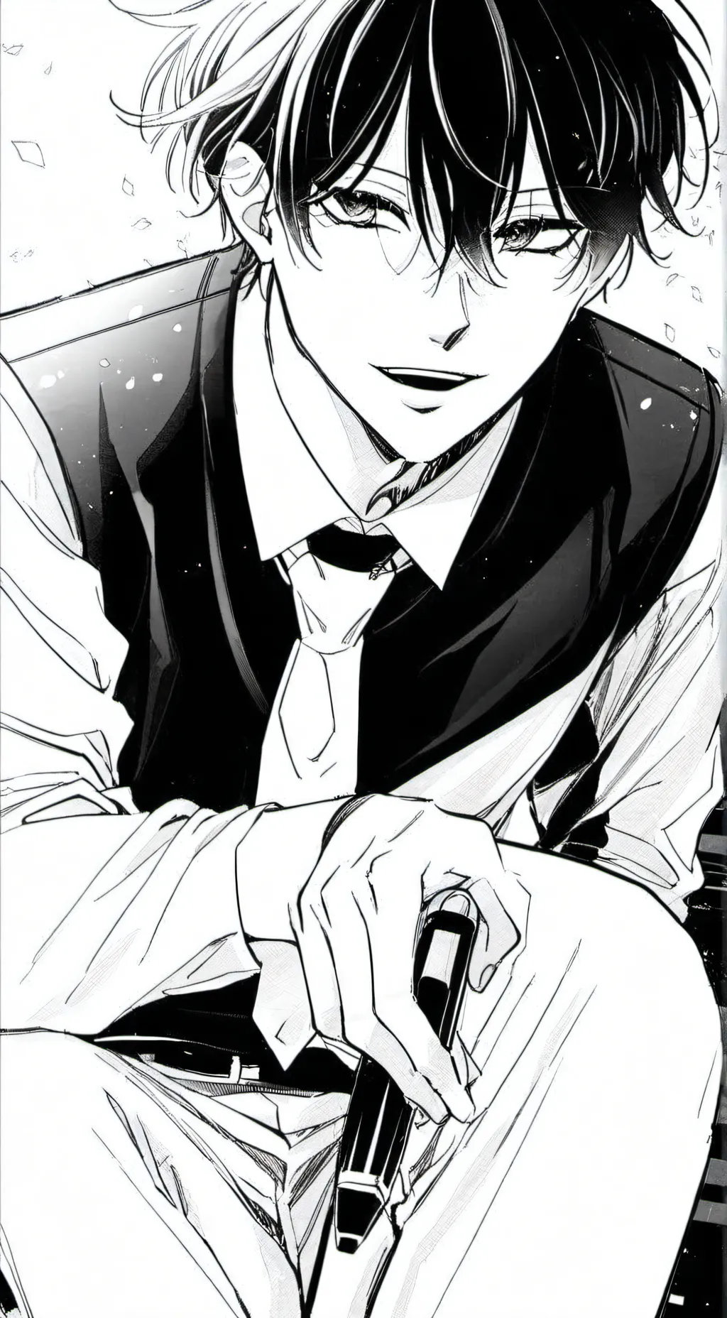 ai character: A X E Ł  background