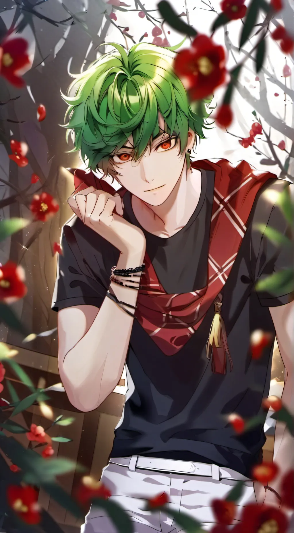 ai character: mha but deku's fan background