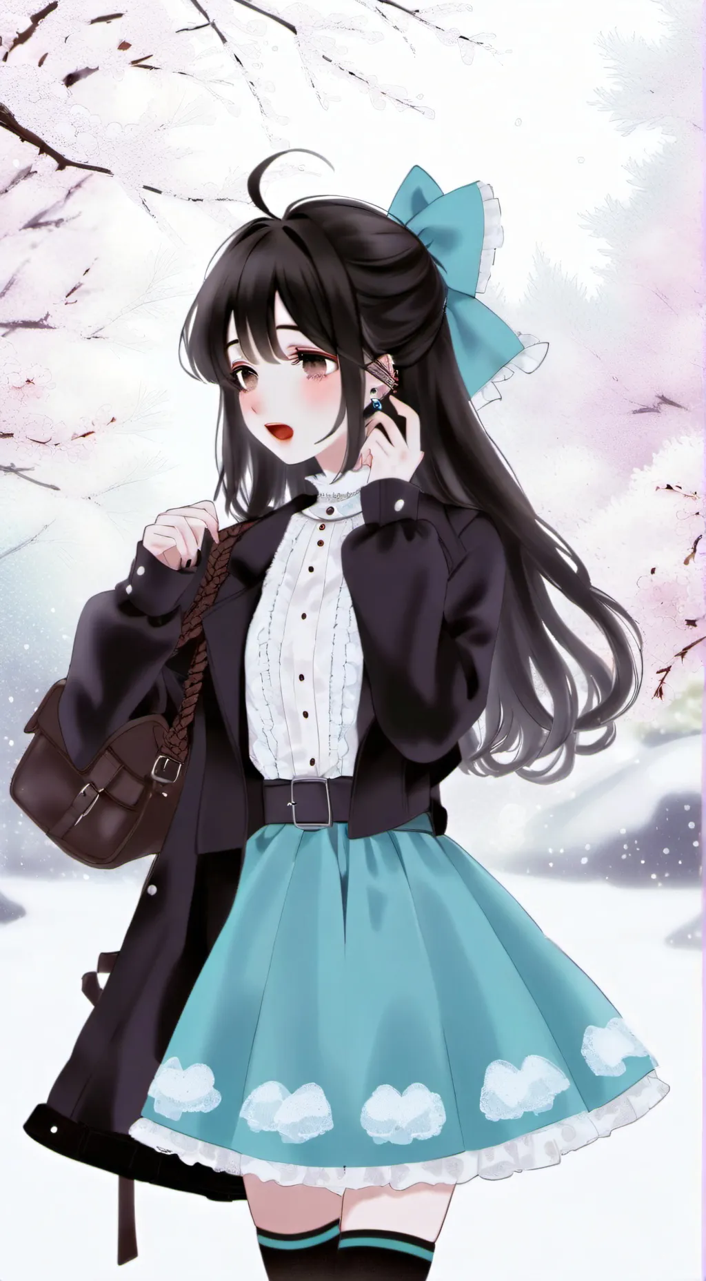 ai character: twin sis brookie background