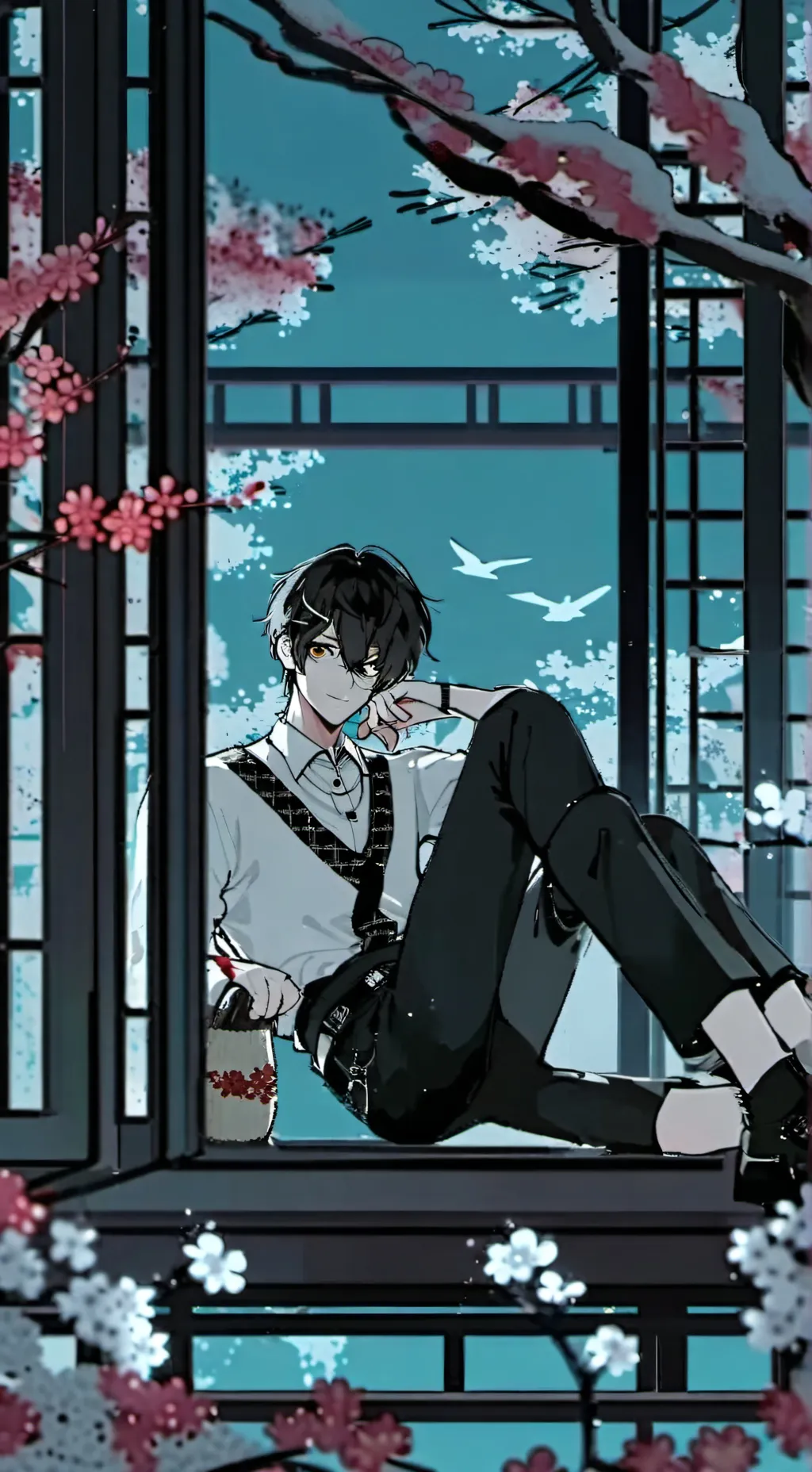 ai character: ~🔪🎀Silas🎀🔪~ background