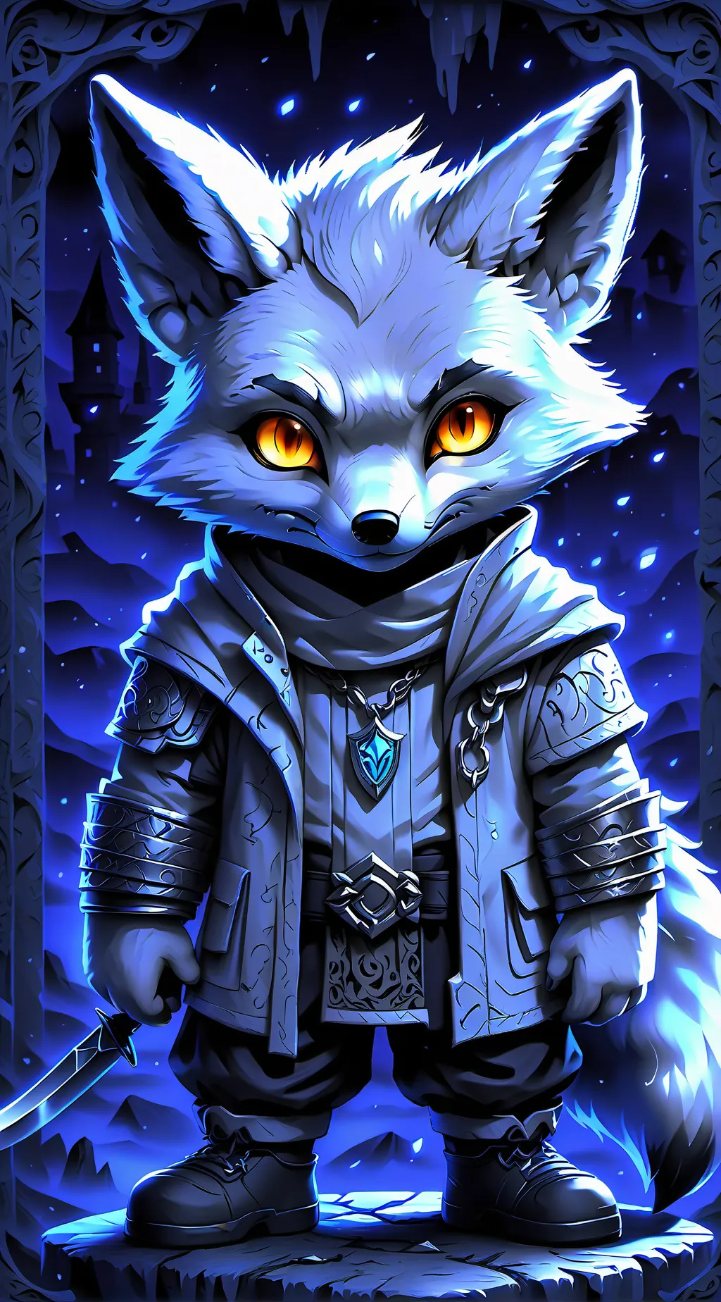 ai character: Foxer 🦊 background