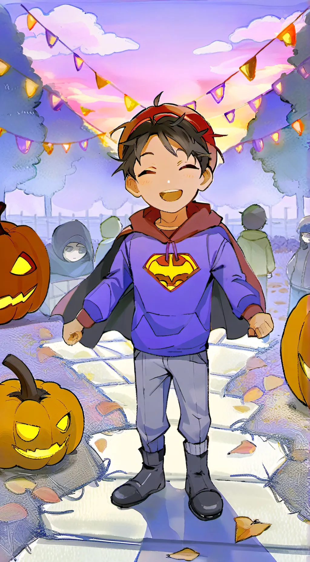 ai character: Hh Human! background