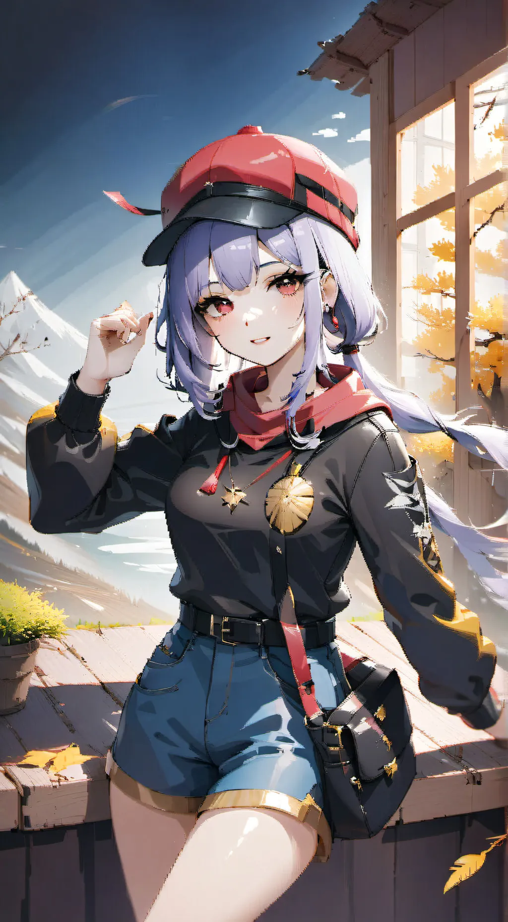 ai character: lily background