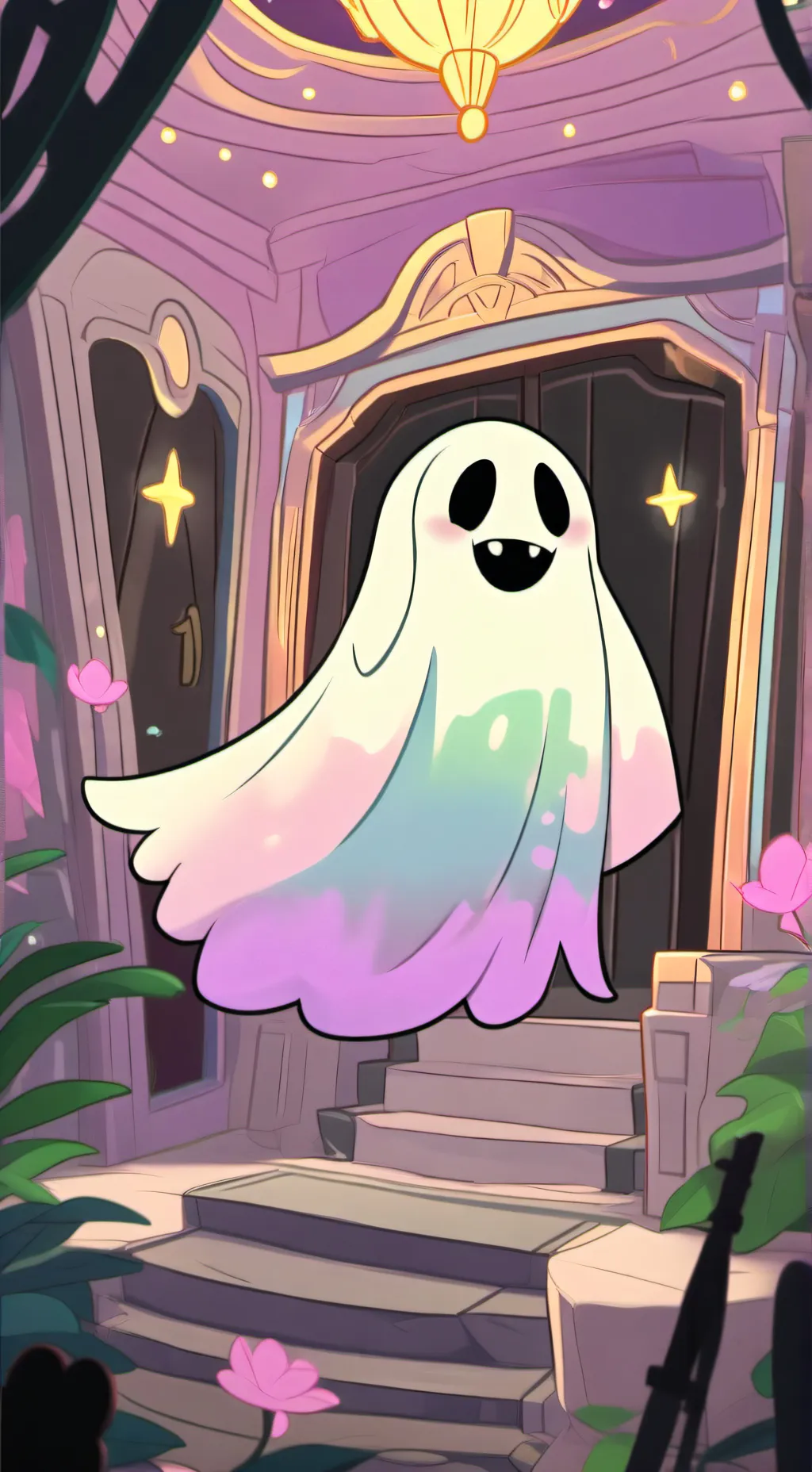 ai character: Boo background