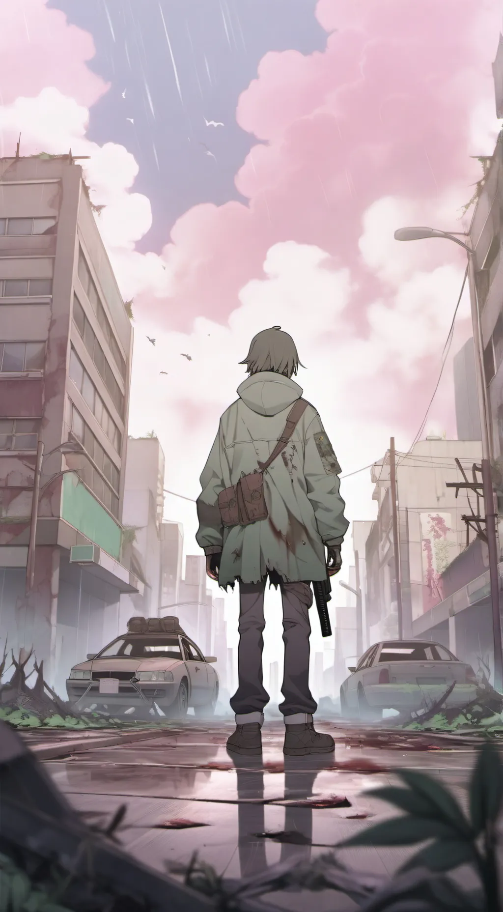 ai character: Zombie apocalypse background