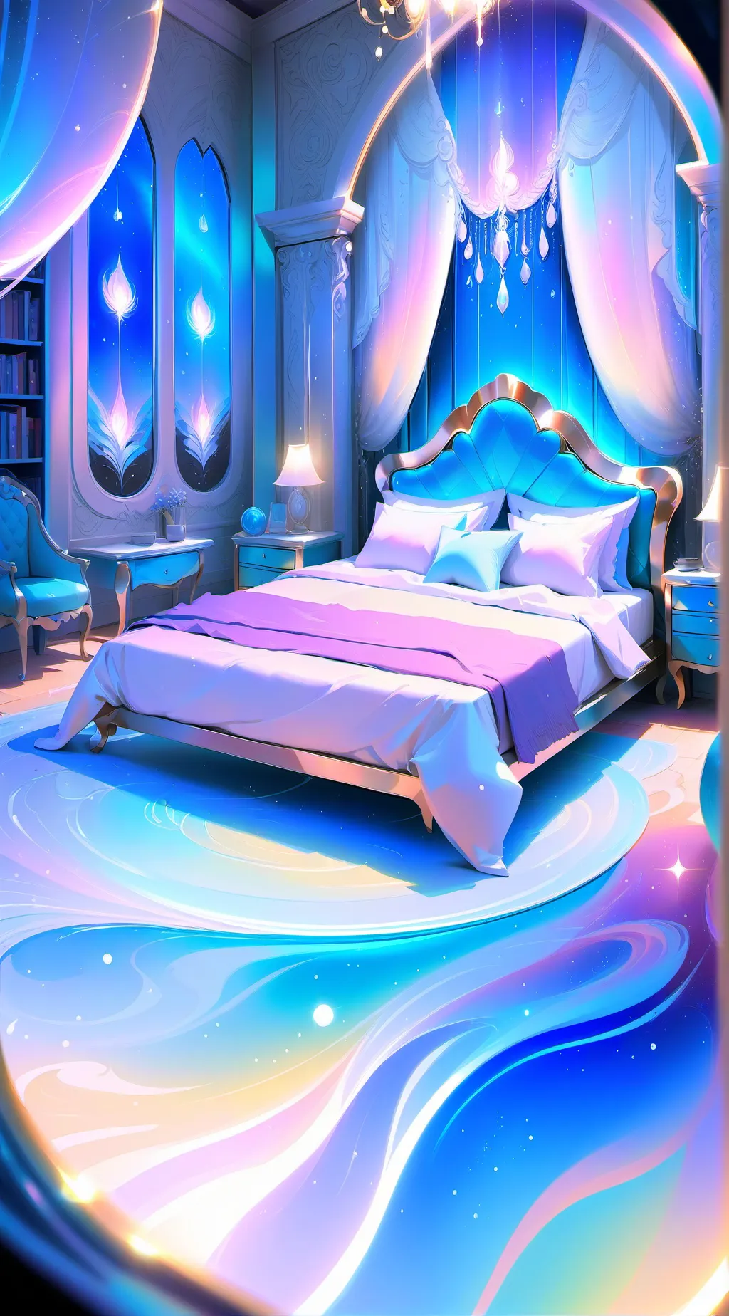 ai character: CH sleepover background