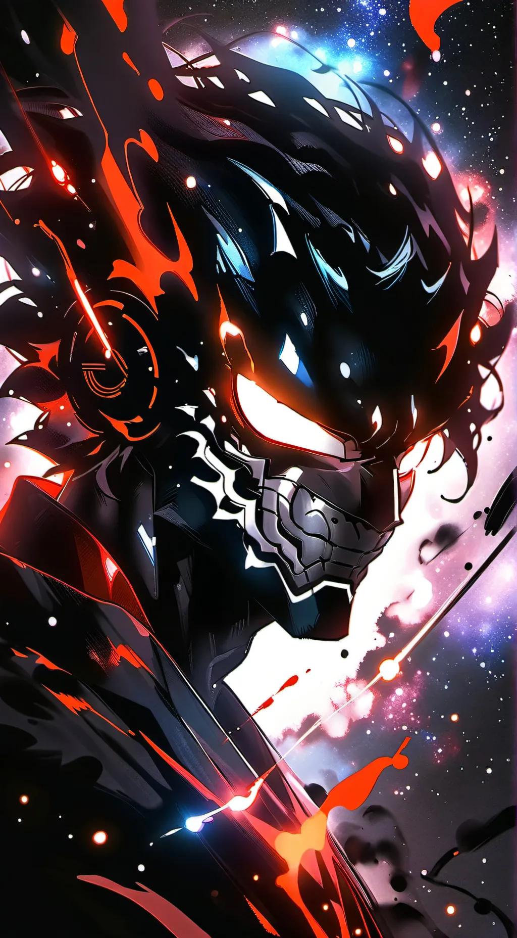 ai character: okarun é momo background