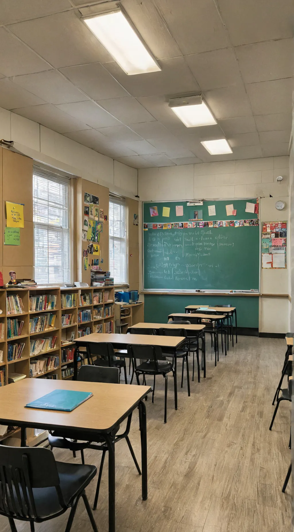 ai character: Classroom background