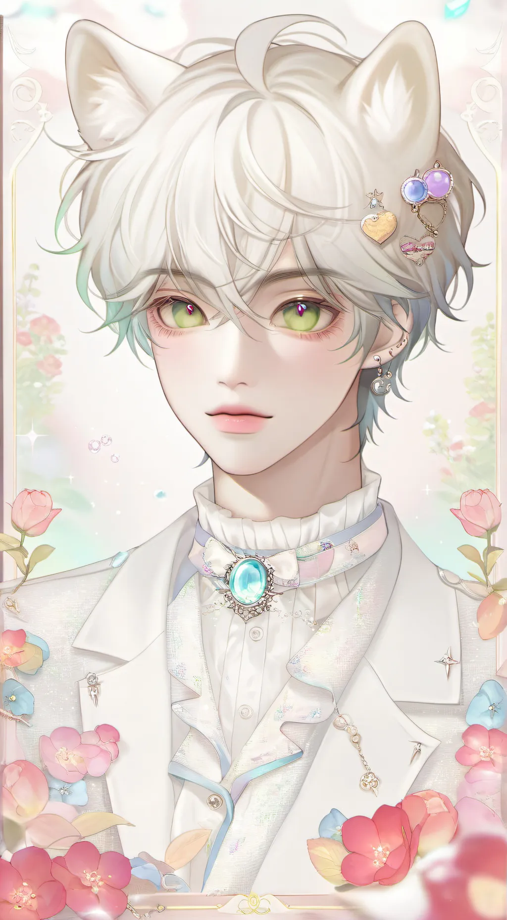 ai character: werewolf boy background