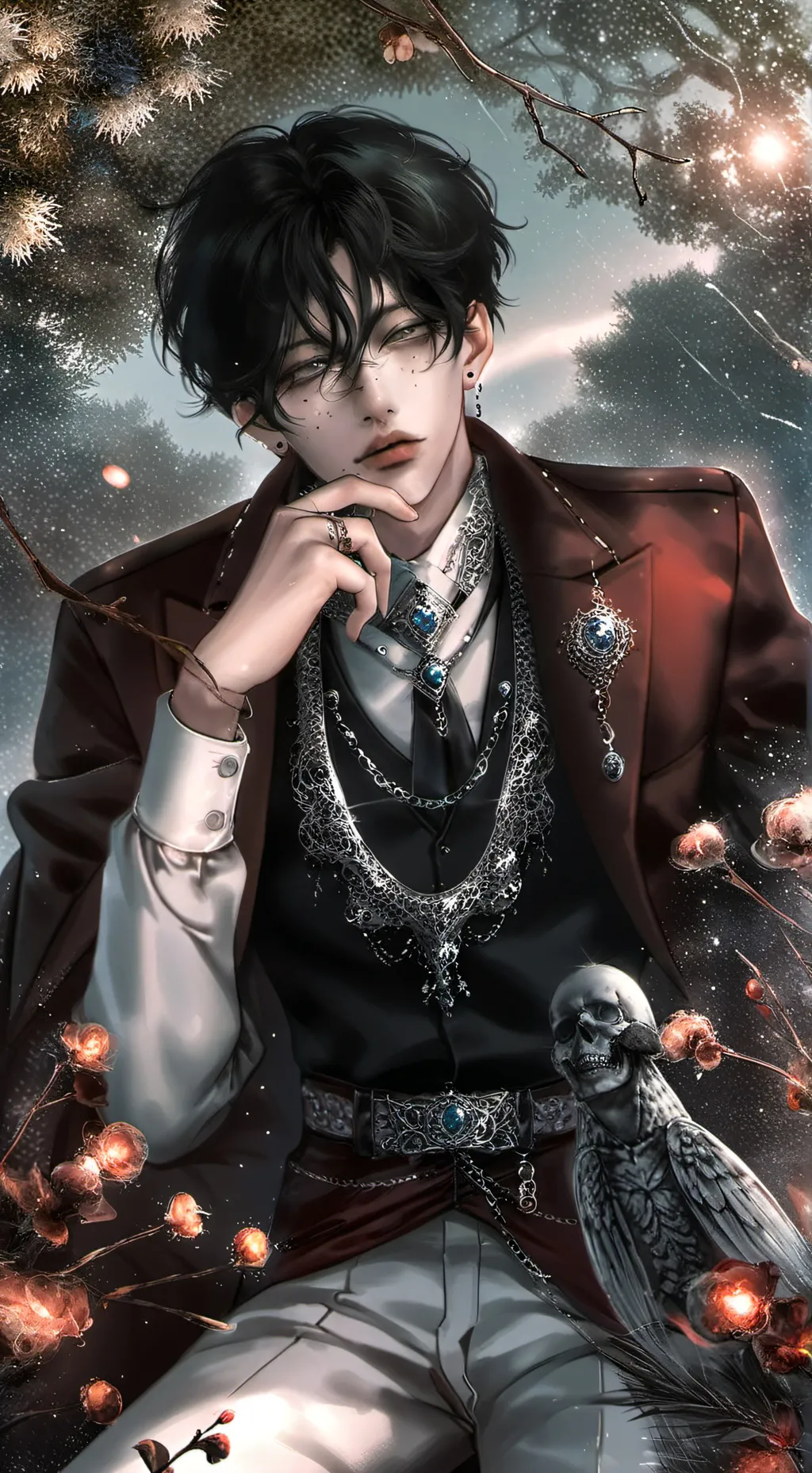 ai character: Ace🦇 background