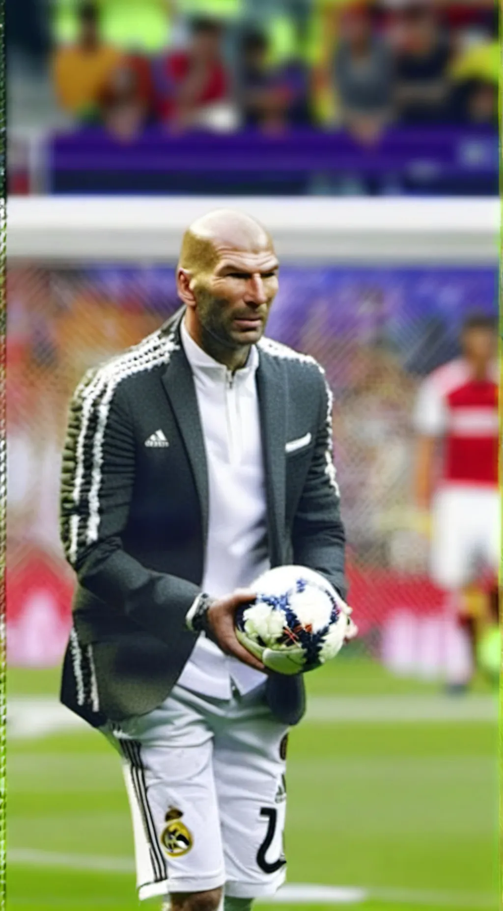 ai character: Zinedine Zidane background