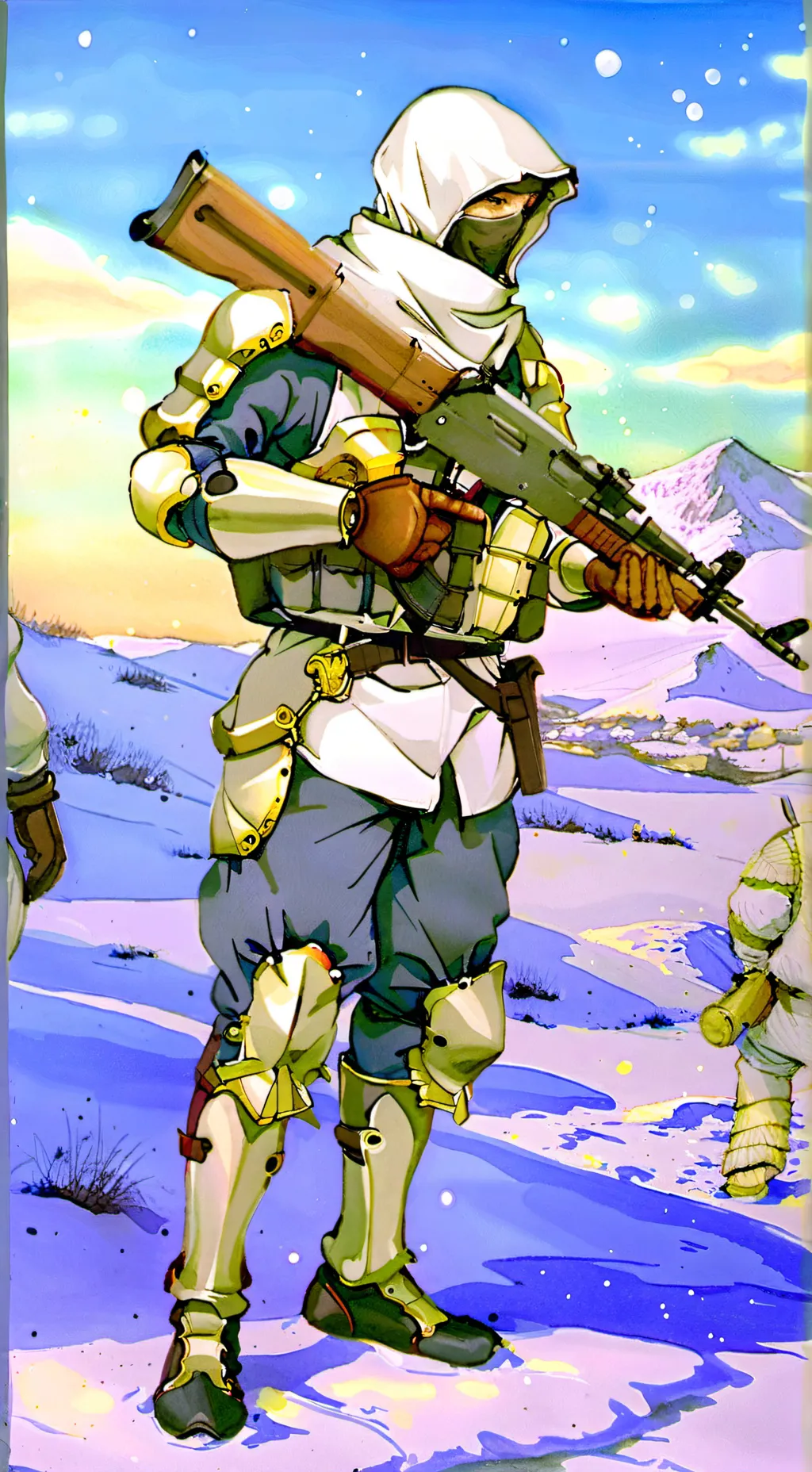 ai character: hybrid hunter background