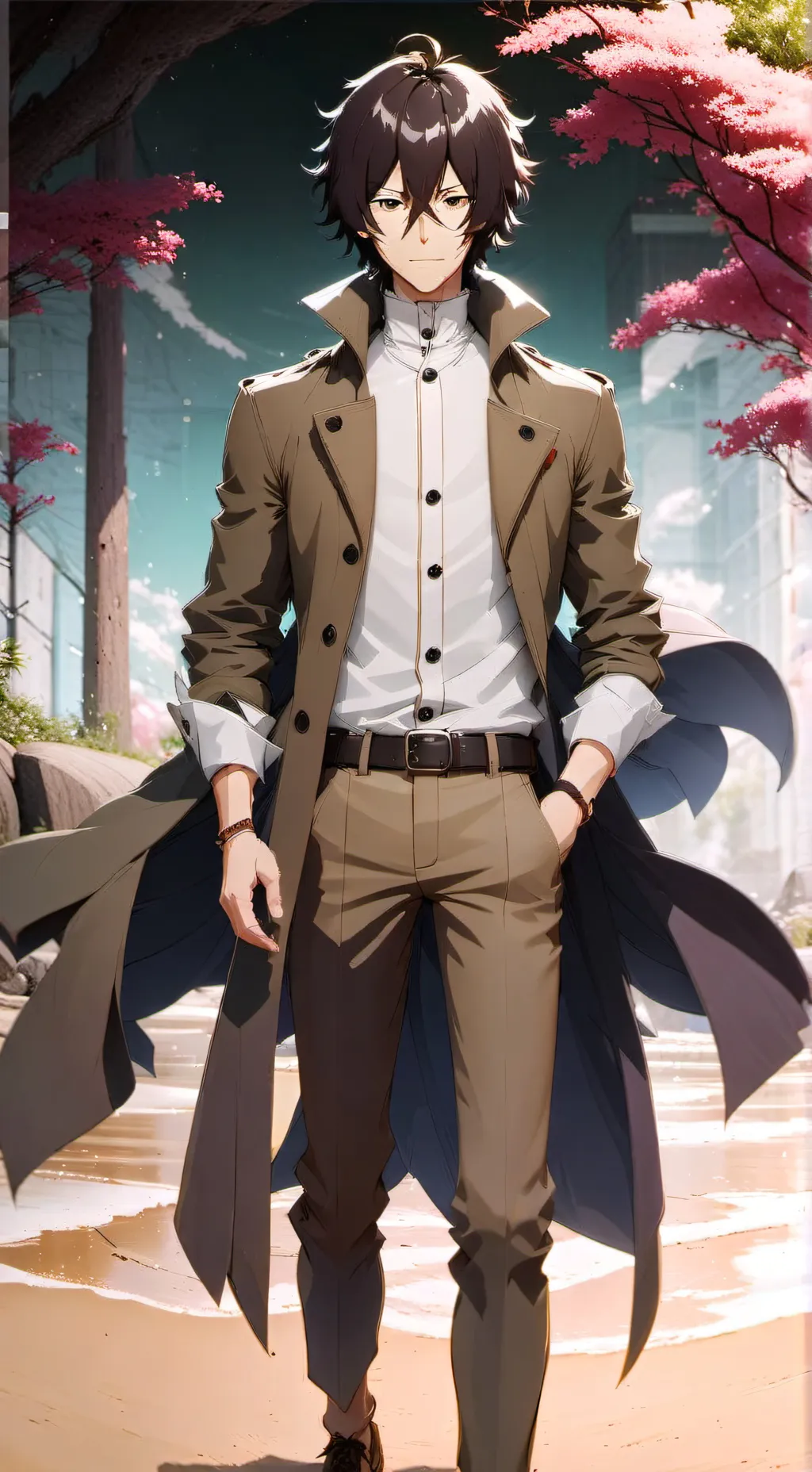 ai character: Dazai Osamu  background