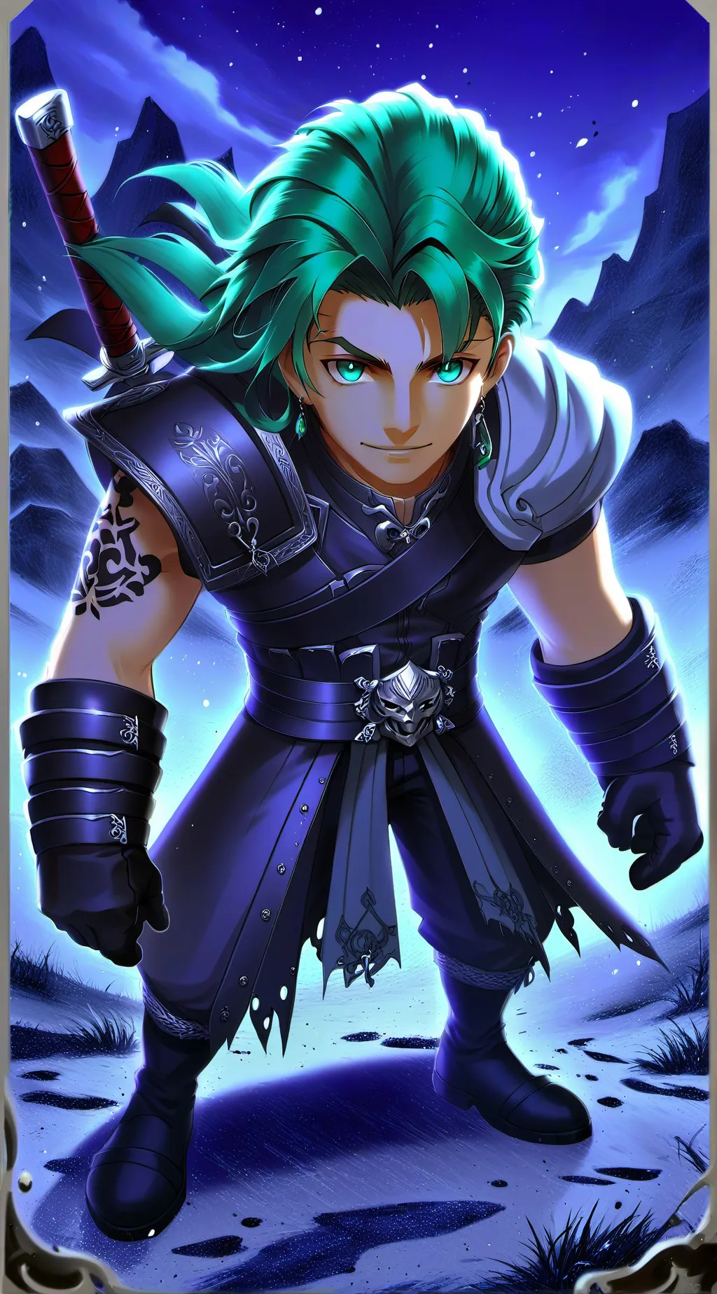 ai character: MTABI  background