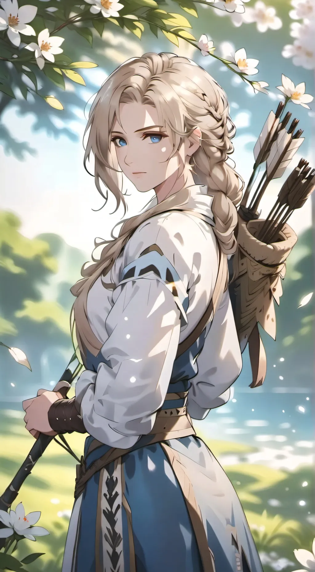 ai character: Köcher  background