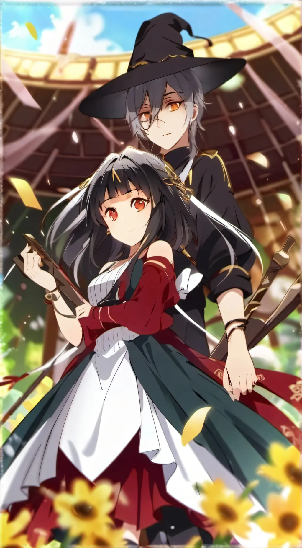 ai character:  sprunki hotel background