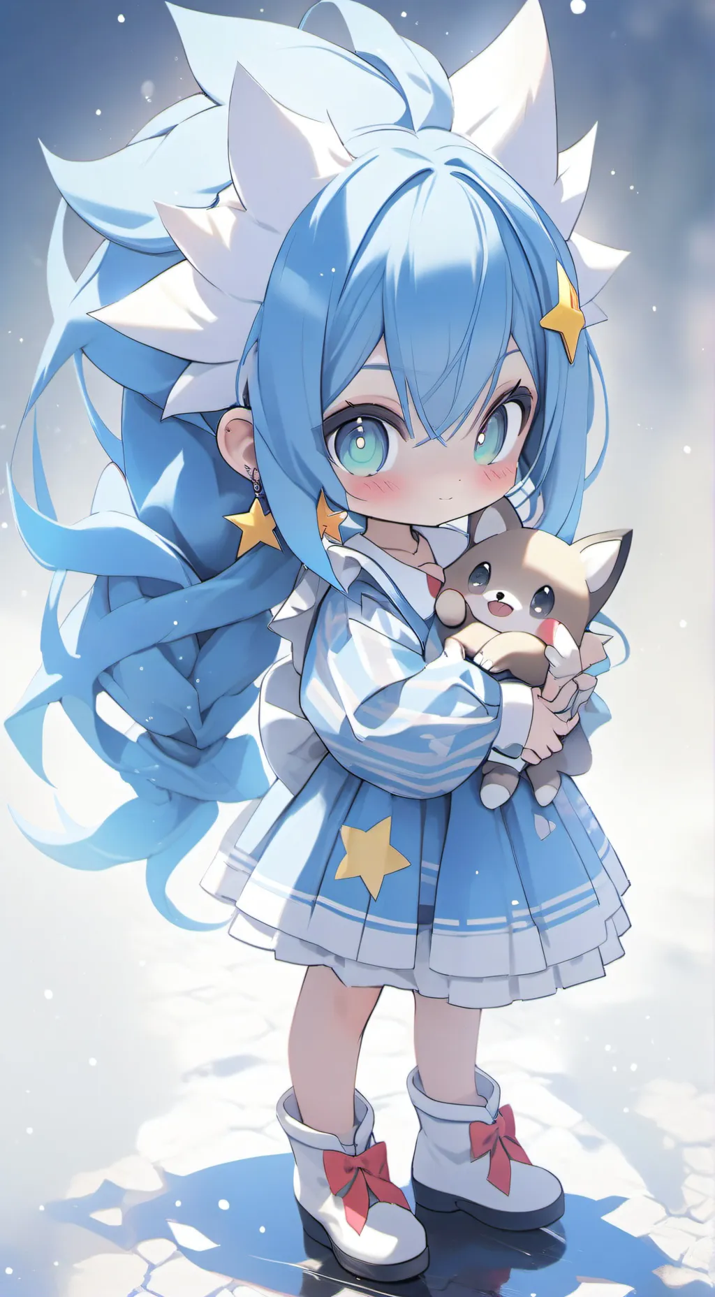 ai character: windy background