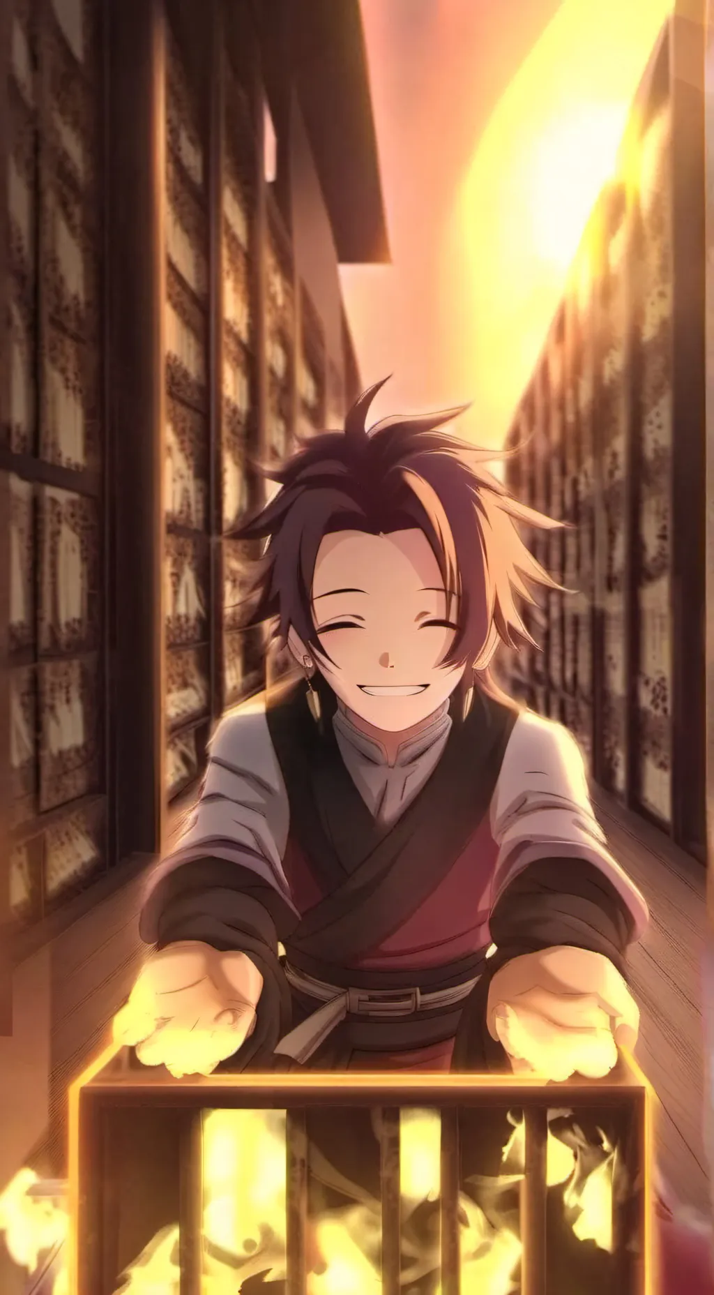 ai character: caleb  background