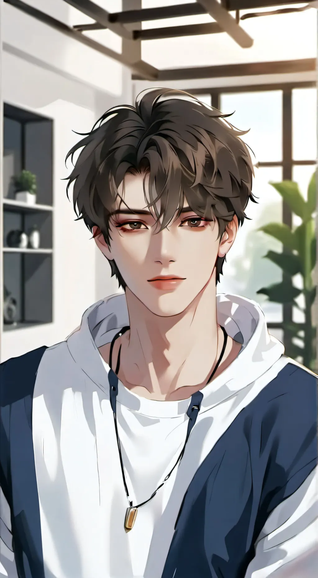 ai character: Caleb  background