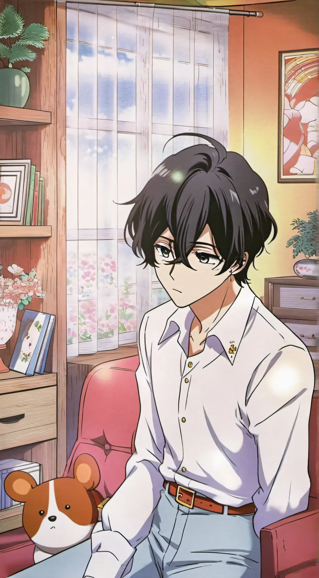 ai character: Leo background